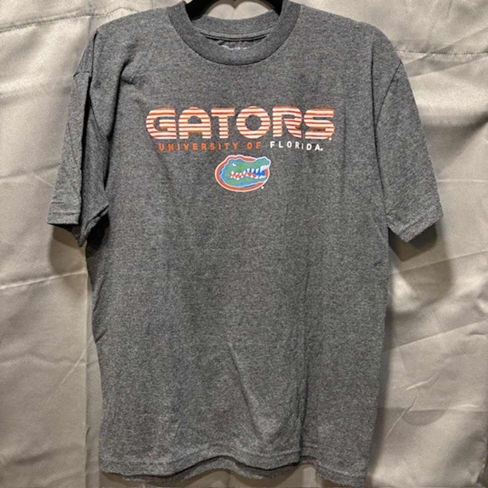 Gators University of Florida Champion Gray T-Shirt Youth XL 14-16 Orange